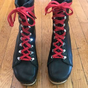 Swedish Hasbeens Monterey Clog Hiking Boots